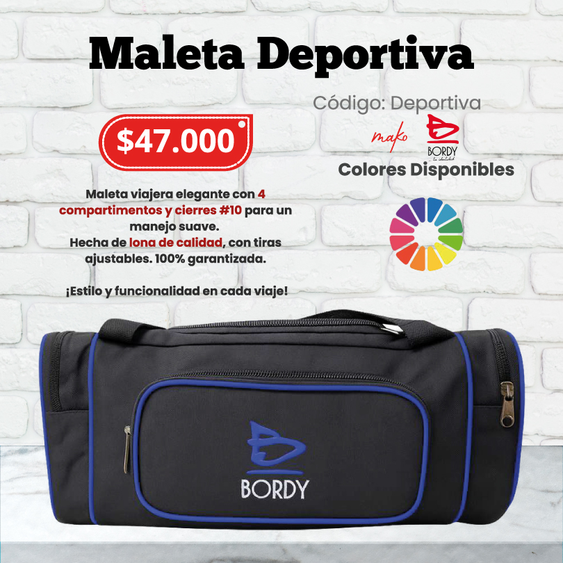 Maleta deportiva BORDY
