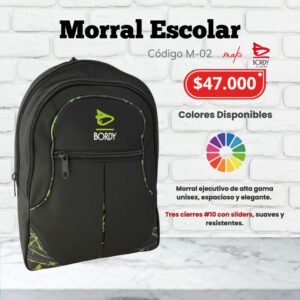 Morral escolar M-02 Bordy