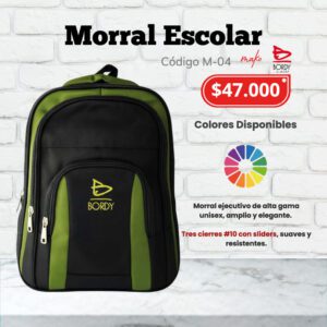 Morral escolar M-04 Bordy