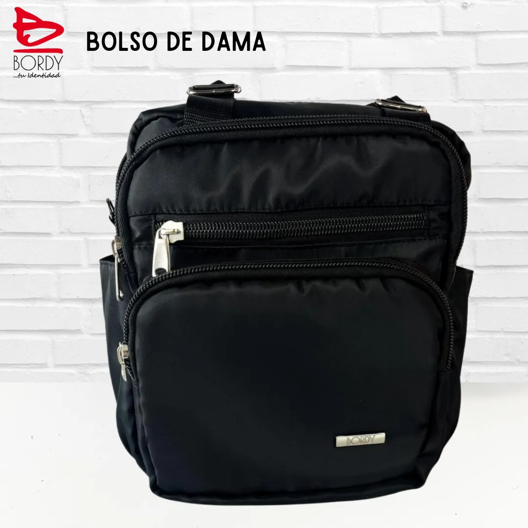Bolso Dama 01 3 3. Bolso de dama-Bordy-color negro