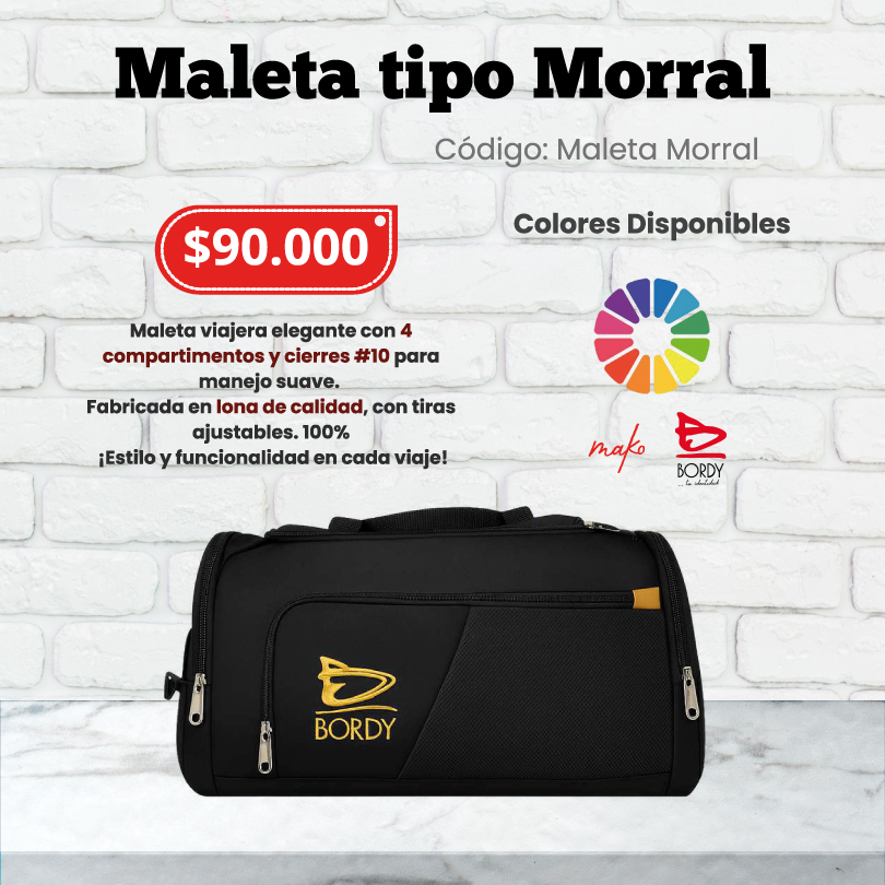 Maleta tipo morral