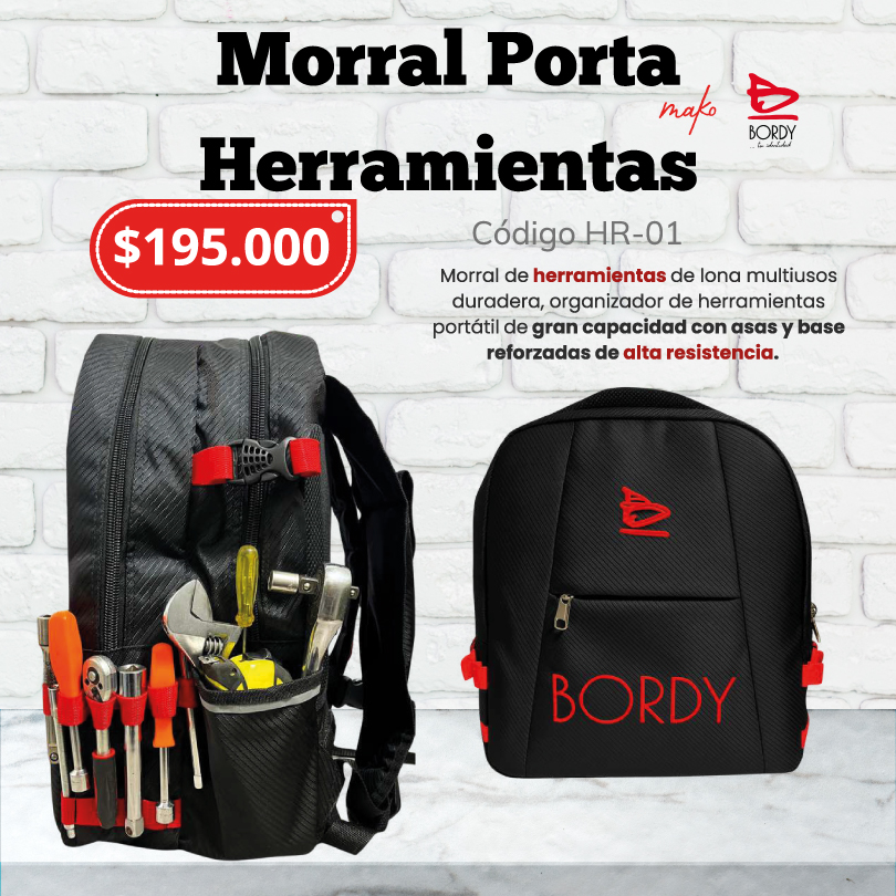 10. Morral porta-herramientas pequeño