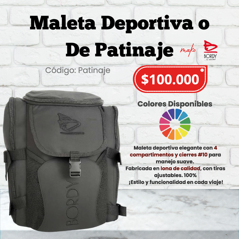 Maleta deportiva o de patinaje BORDY